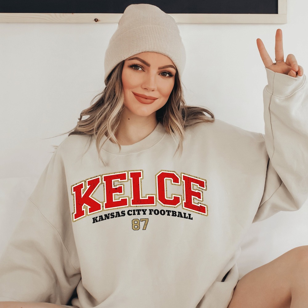 Travis Kelce 87 Crewneck Sweashirt Love